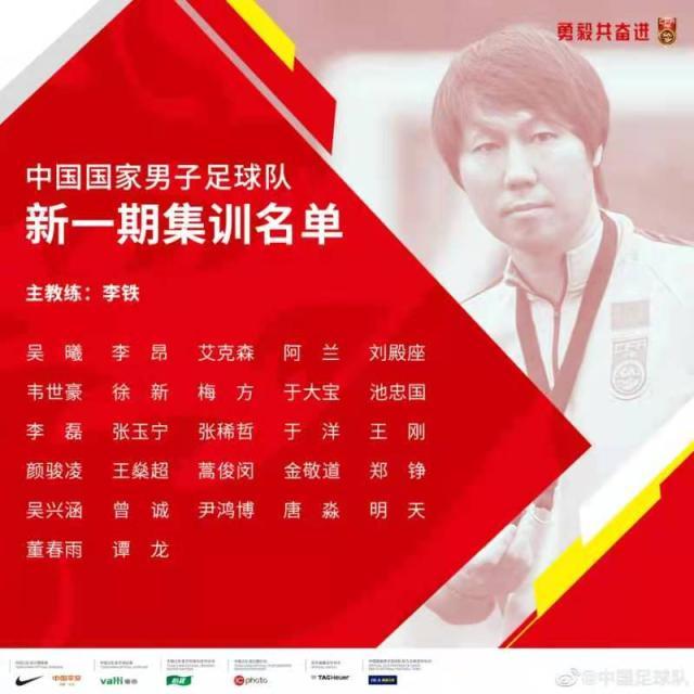 开云体育网址-国足新年首期集训名单海归“低调” 老面孔以稳为主